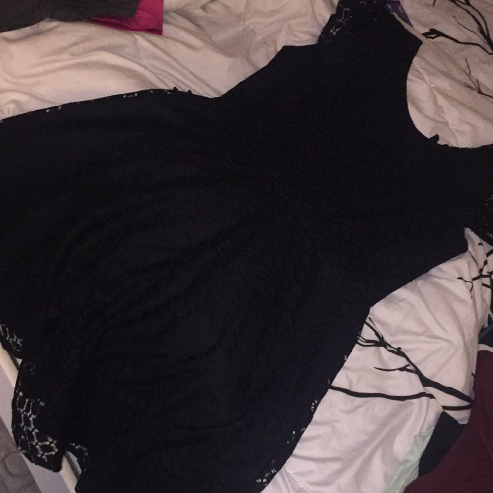 Long black dress